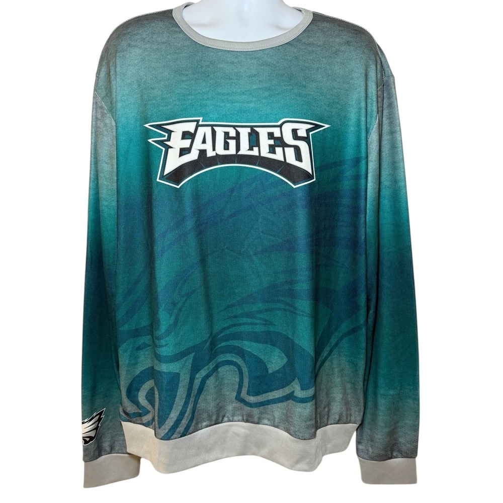NFL Philadelphia Eagles Team Apparel Crewneck Pullover Sweatshirt Mens‎ XL